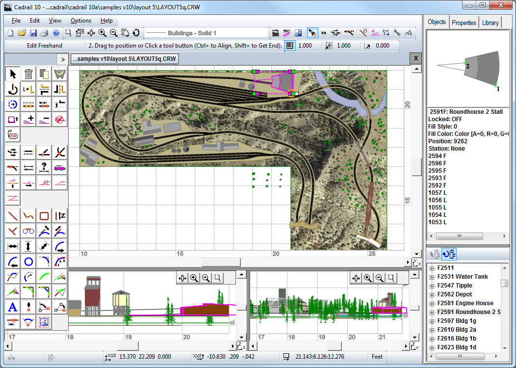 Sandia Software Cadrail Model Railroad Layout Design Software Home Page